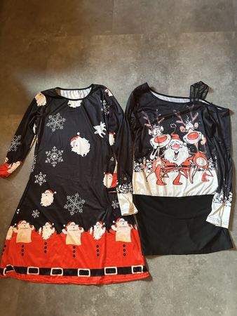 2x Weihnachtskleider, festlich, Grösse S