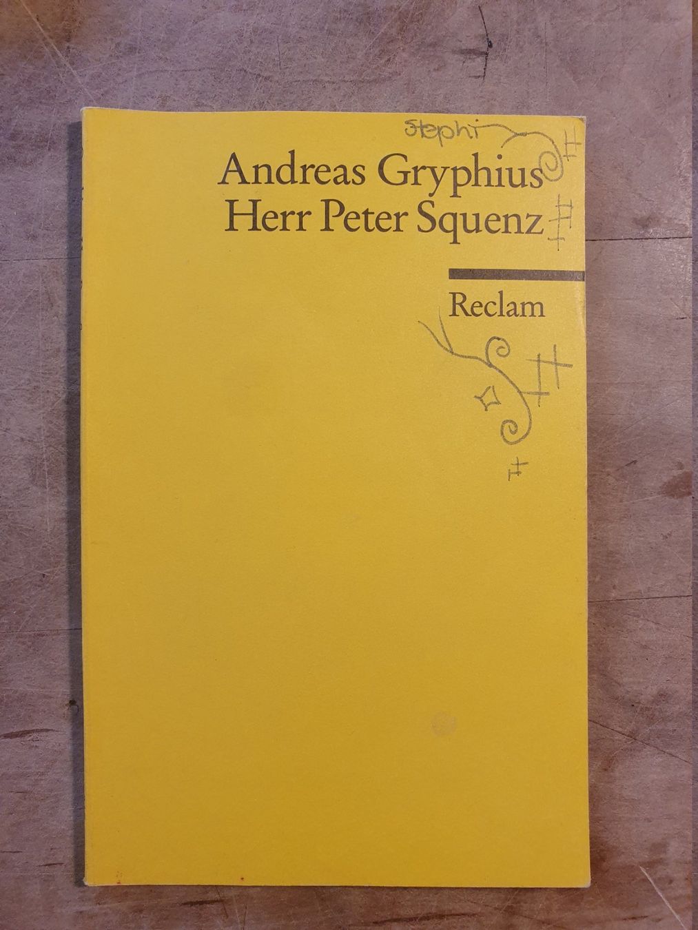 Libri: Herr Peter Squenz Andreas Gryphius Reclam – Usato da Zürich venduto da loosebone