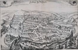 Fribourg Kupferstich von Merian