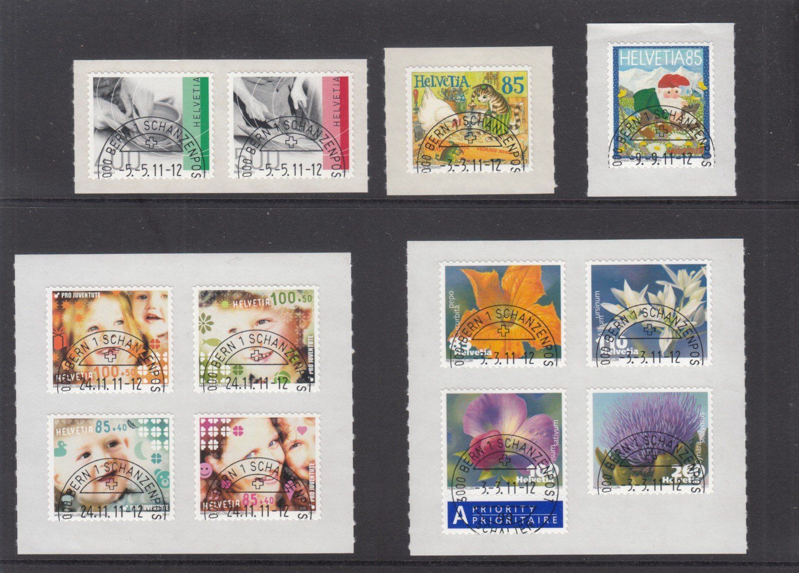 Tutti i francobolli: CH Ausgaben 2011 mit ET – Usato da Bürglen TG venduto da StampGraf 2