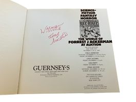 The World of Forrest J Ackerman, 1987 catalogue, SIGNED