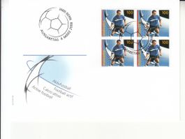 SBK 1265 im 4er-Block FDC