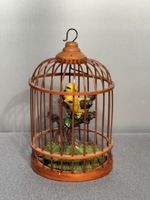 ❗Jetzt = 12.50 Fr. !!❗toller Vogelkäfig - Rattan Holz - Pst.