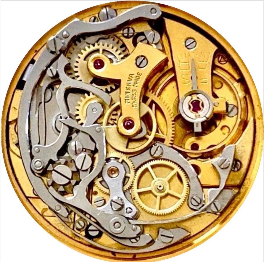 Minerva Orologi: Minerva Swiss Vintage Chronograph – Usato da lyss venduto da Uhrenparadies 3