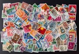 Briefmarken Schweiz (200 Stück), Top Qualität