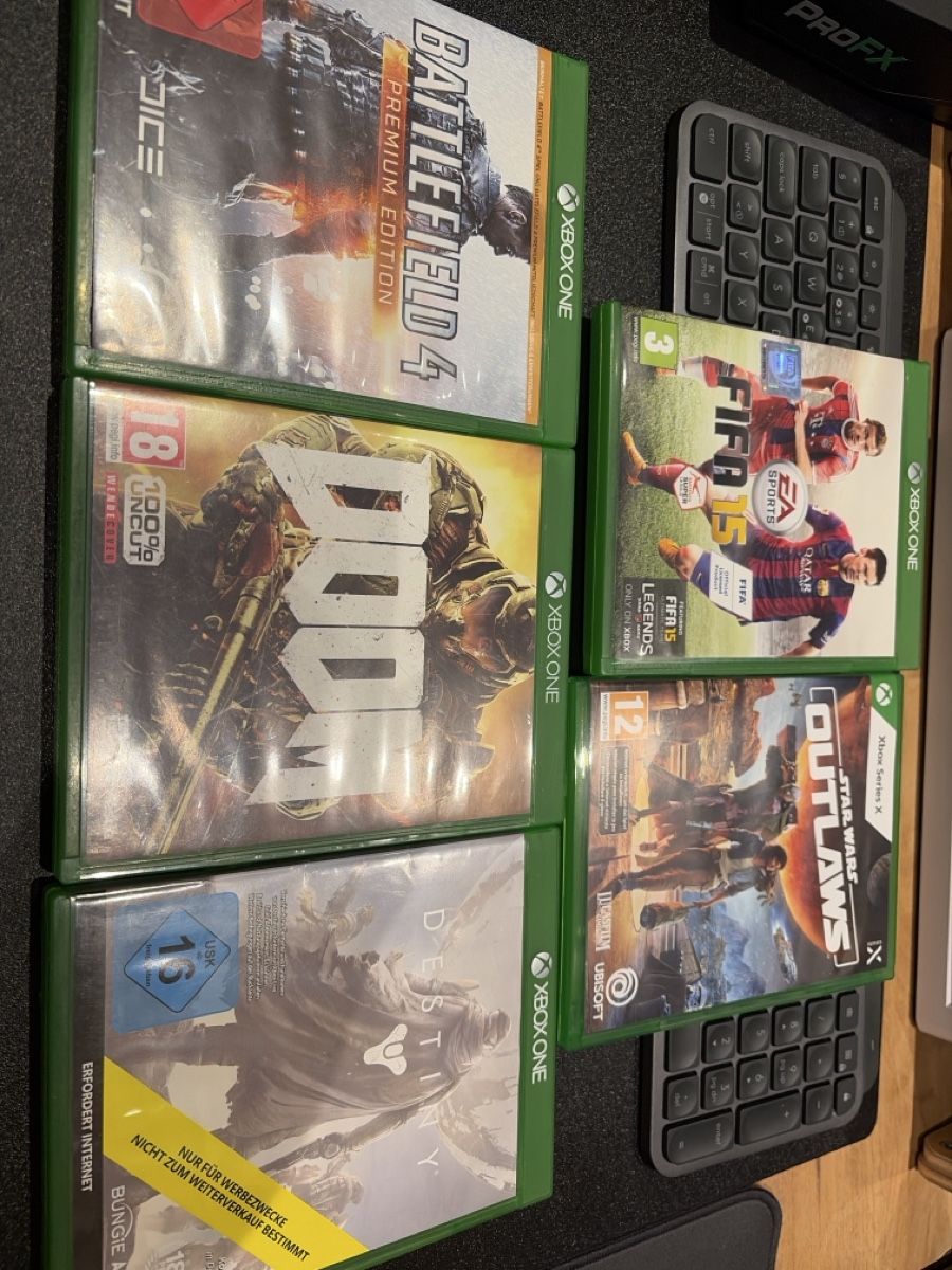 Microsoft Spiele: 5 XBOX One (Series X) Games – Gebraucht aus Magden von Raybs7