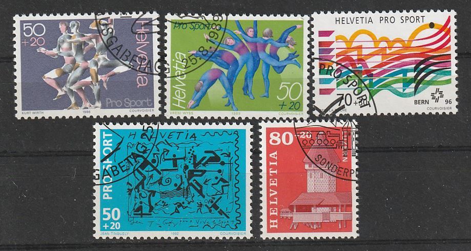 Alle Briefmarken: Briefmarken mit Zuschlag ETS – Gebraucht aus Arlesheim von gaugi43