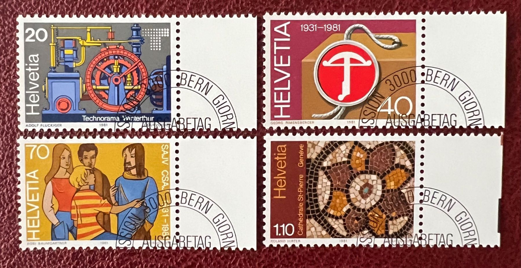 Tutti i francobolli: 1981 Sonderpostmarken II Serie ET – Usato da Endingen venduto da haifu