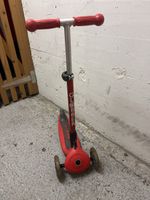Kinderroller Globber rot drei Räder gebraucht