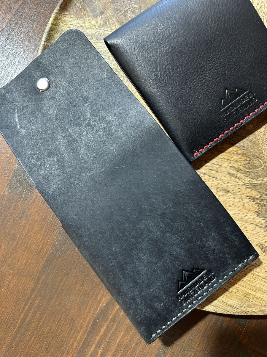Brieftaschen: Handgefertigte Leder-Geldbörse – Neu und originalverpackt aus Mettmenstetten von vad_57p2 5