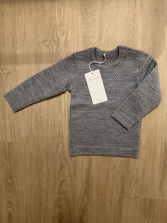 Neu Disana Merino Wabenstrick Pullover Grösse 86/92