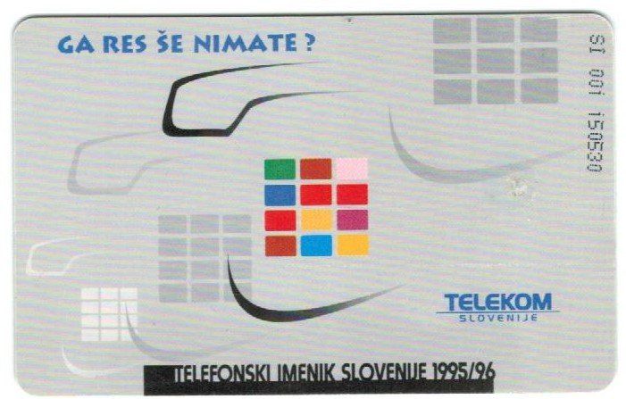 Schede telefoniche: Telefonkarte Slowenien Chip-004 – Usato da Zürich venduto da Tolima194 1