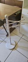 Handtuchhalter weiss Metall
