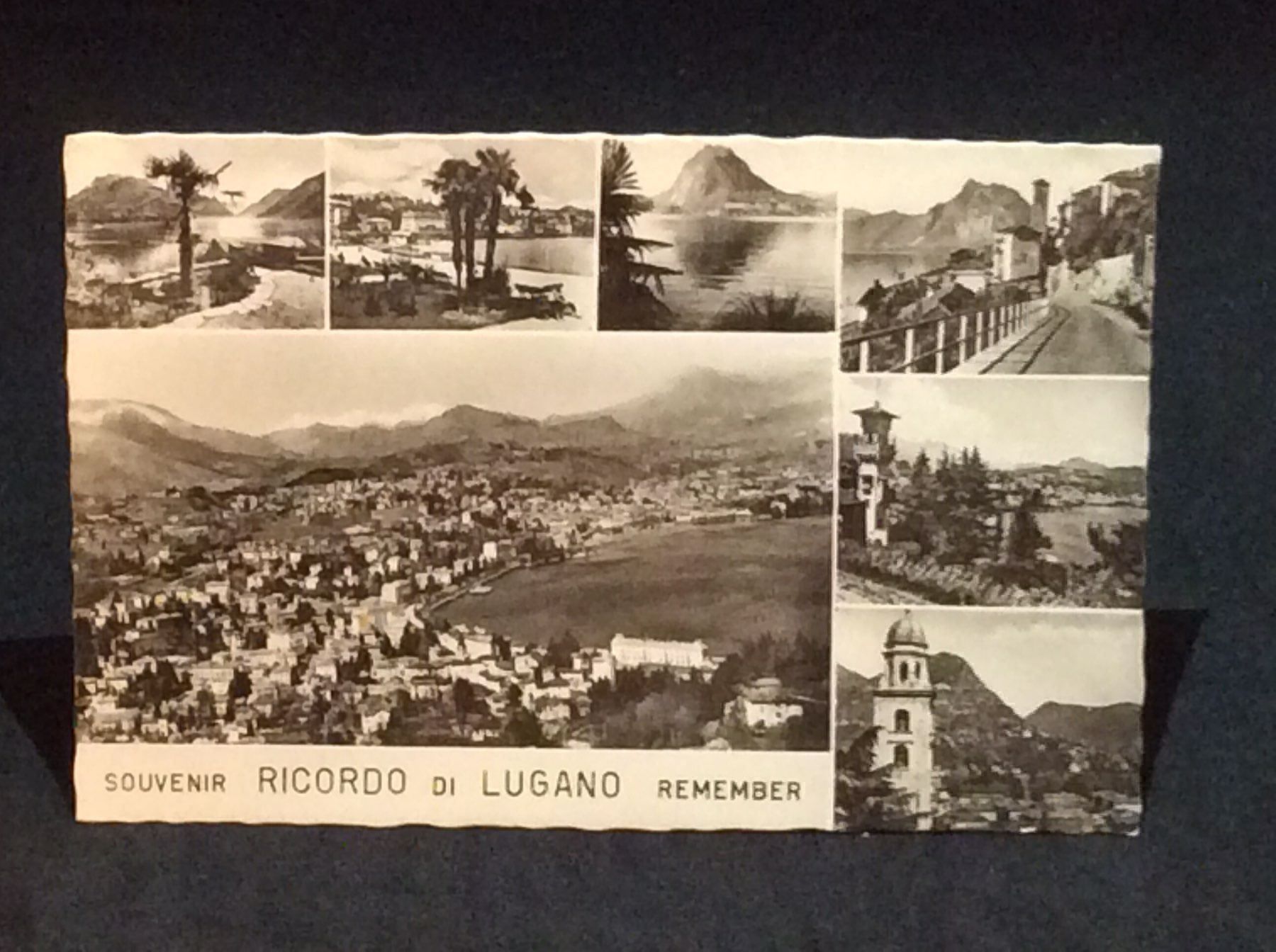 Cartoline postali: Ricordo di Lugano – Usato da Widnau venduto da Brusi9