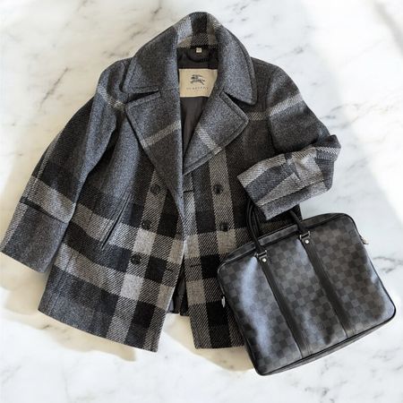 BURBERRY Damen Kurzmantel Gr. D 42 Wolle Wintermantel Jacke