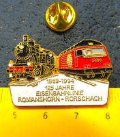 BAHN SCHWEIZ PIN 1869-1994 125JAHRE ROMANSHORN-RORSCHACH LIM