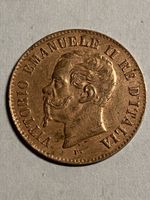 Royaume d’Italie, 2 centesimi 1867 M Bronze