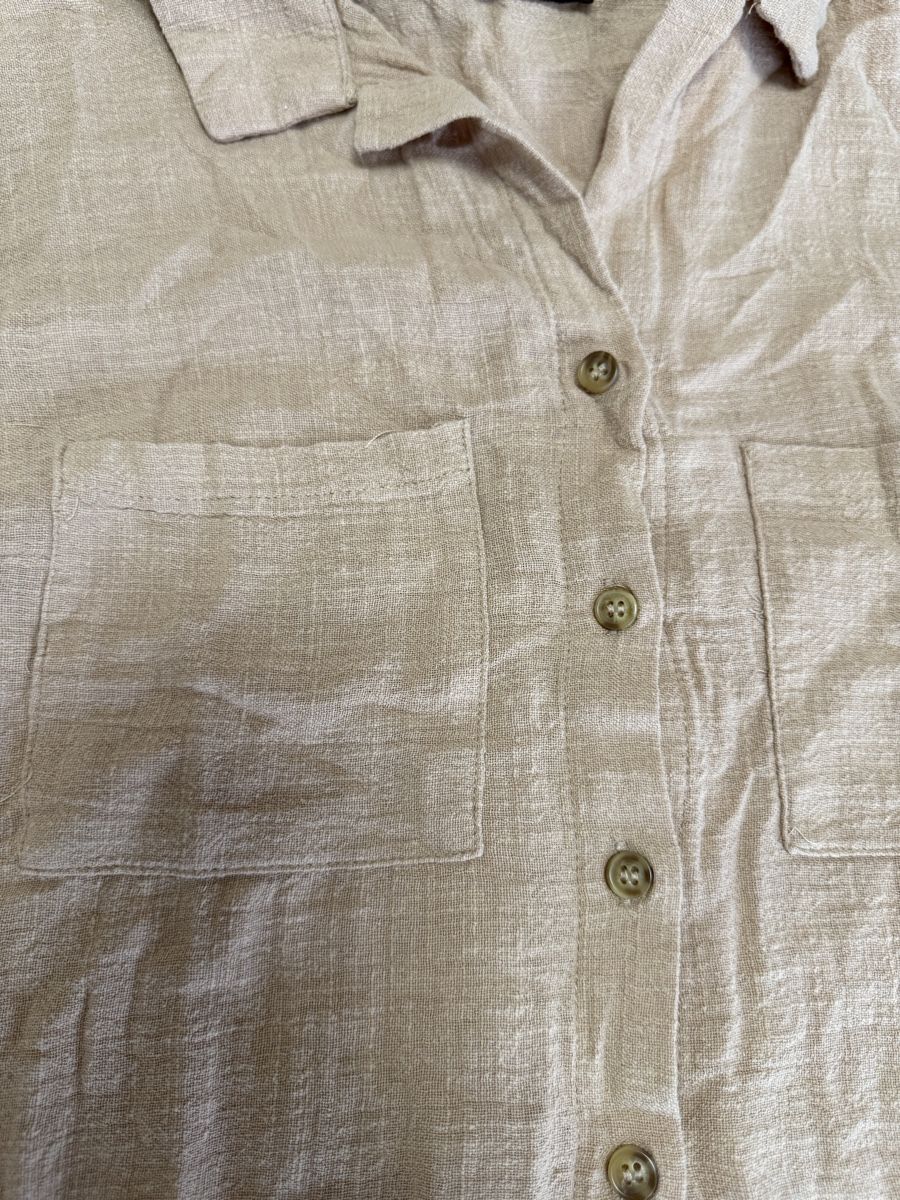 Tops: BEIGE KURZARM-BLUSE XS – Neu (gemäss Beschreibung) aus Winterthur von fij_f65r 4