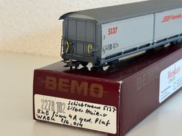 WABU Exklusiv für Bemo H0m RhB Schiebewandwagen 4-achsig
