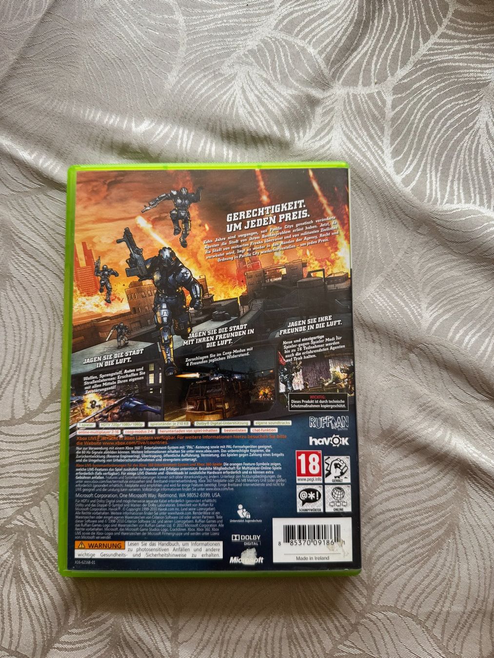 Microsoft Giochi: Crackdown 2 Xbox 360 PAL DE Microsoft complet – Usato da L'Orient venduto da dav_8slp 2