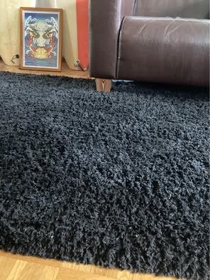 Tappeti: Schöner schwarzer Teppich 195 x 135 cm – Usato da Basel venduto da Tshabajuju 1
