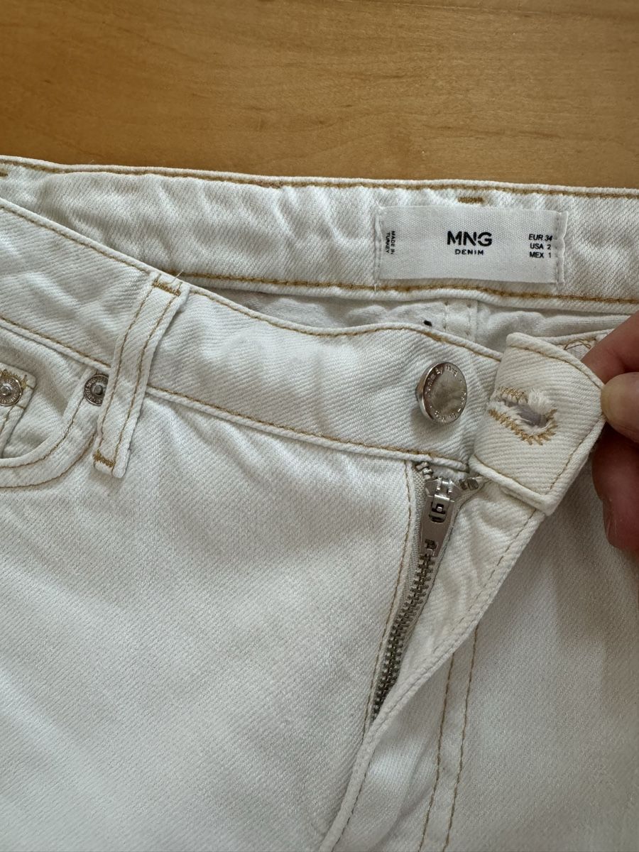 Mango Jeans: Mango Jeans weiss – Usato da Maisprach venduto da jokoundklaas 2