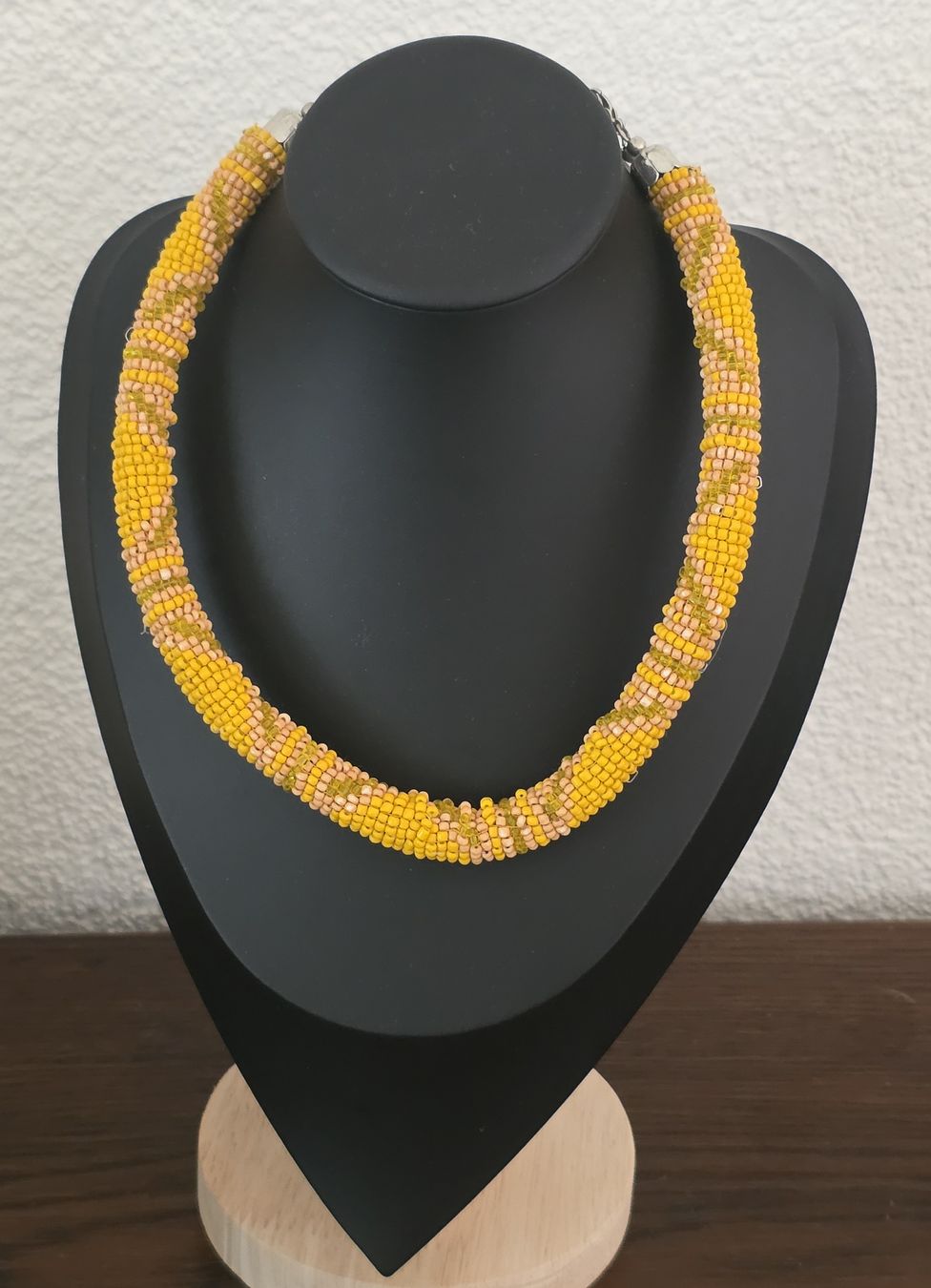 Catenine: Vintage  Kette Perlen  Gelb – Usato da Rheinsulz venduto da Gilea 1