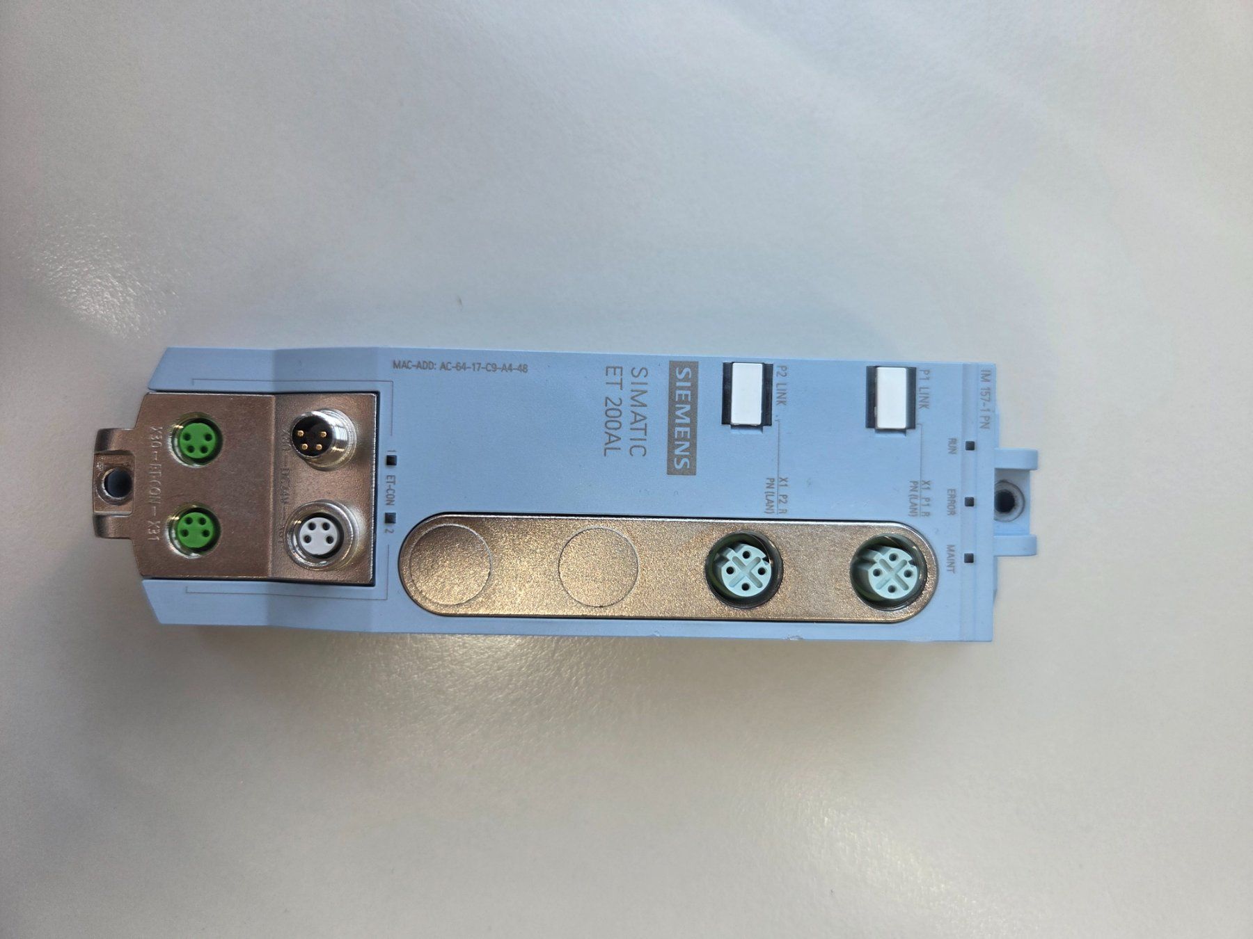 Siemens Componenti elettronici: SIMATIC ET 200AL, module d'interface PROFINET IM 157-1 PN – Usato da Moutier venduto da tsa_yh56