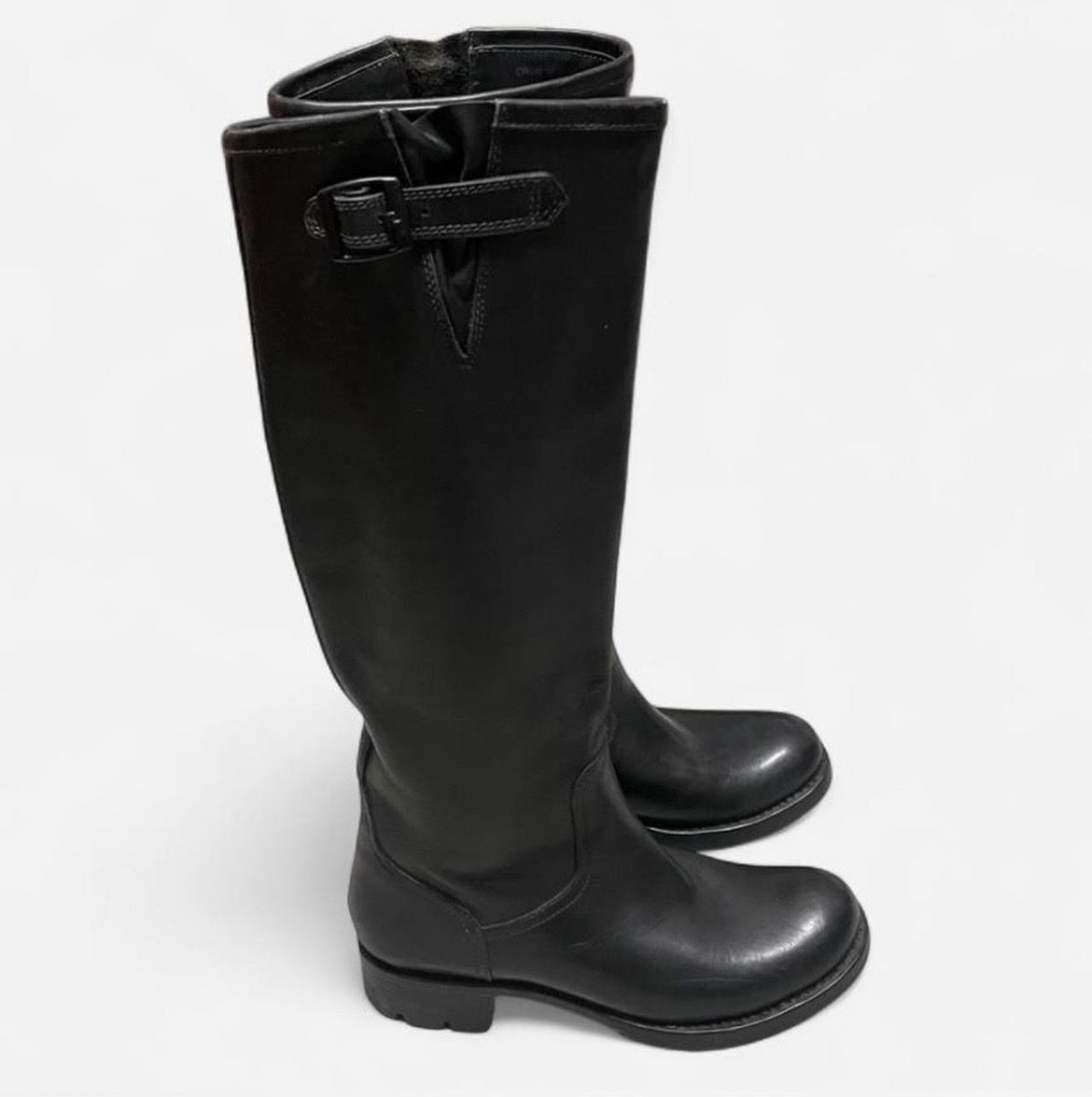 Closed Scarpe da donna: Schwarze Lederreitstiefel von CLOSED, Grösse 38.5 – Usato da Watt venduto da Ene.kro 3