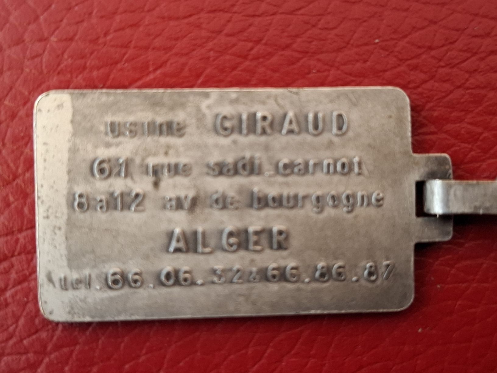 Portachiavi: Porte-clés vintage Algérie française – Usato da Crémines venduto da Carambaaa 1