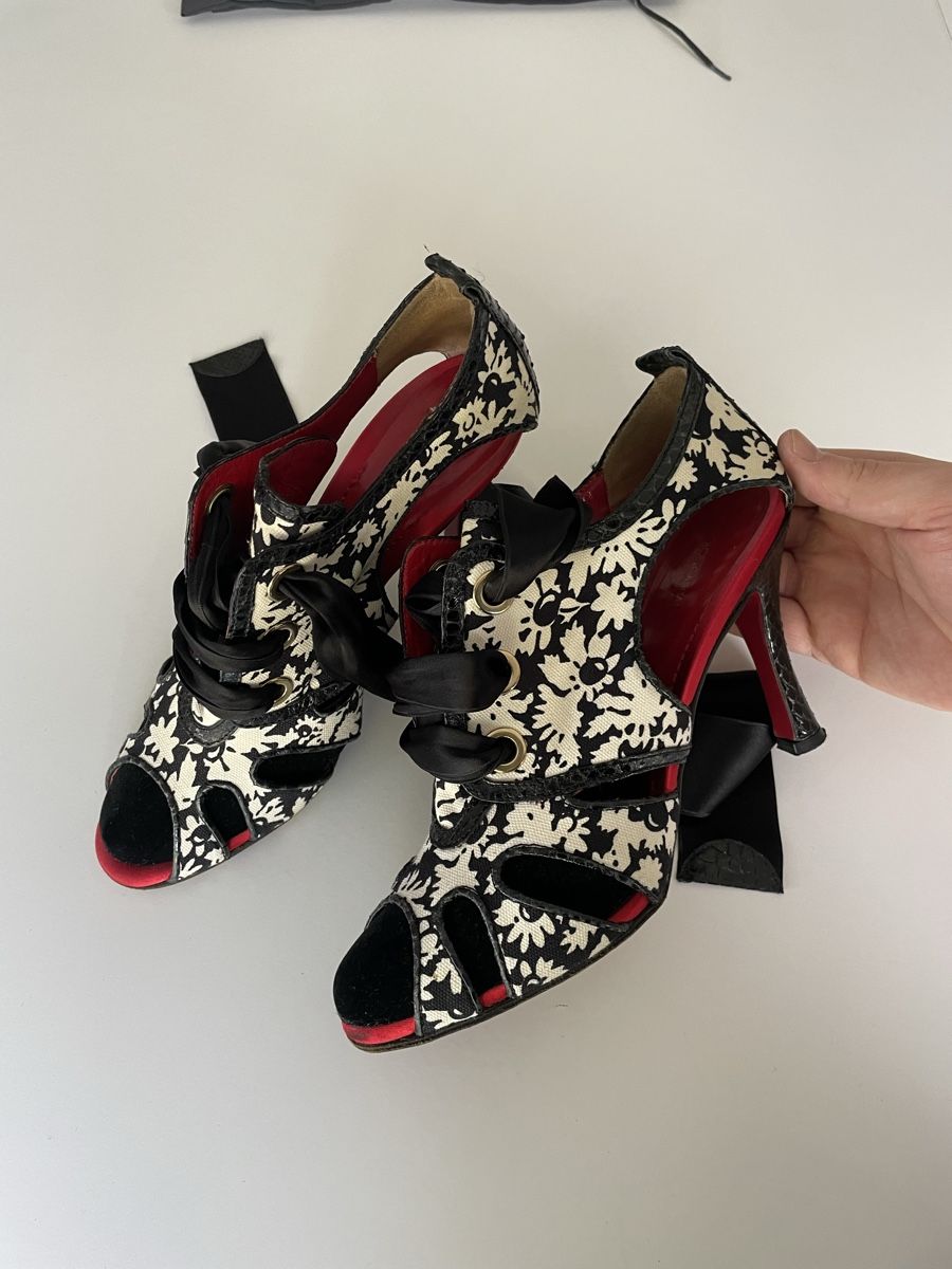 Dolce & Gabbana Scarpe da donna: Dolce&Gabbana cuir sandals en python (taille-40) – Nuovo (secondo la descrizione) da Genève venduto da iry_67wr 1
