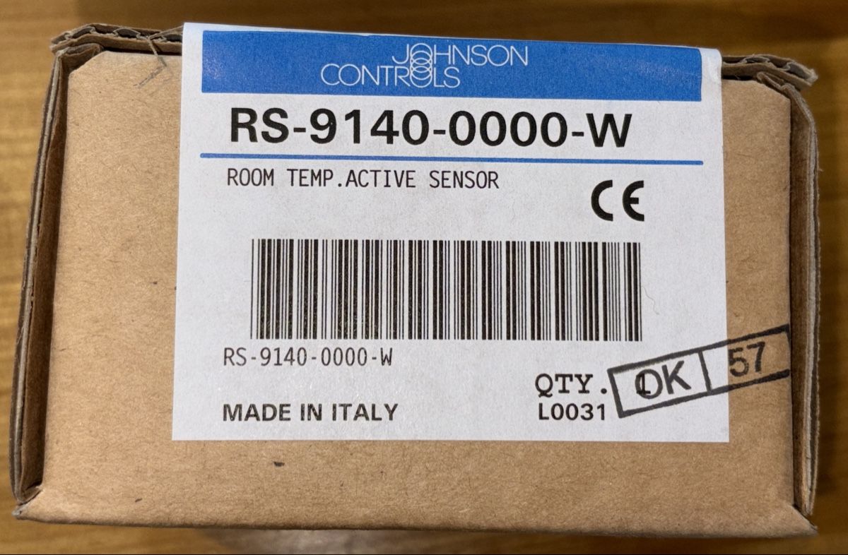 Componenti elettronici: Johnson Controls Room Temp. active Sensor. Neu/ovp. – Nuovo e nell'imballaggio originale da Suhr venduto da Siwi 3