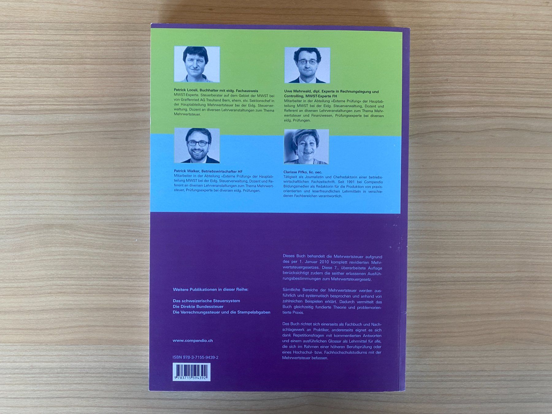 Libri: Die Mehrwertsteuer Compendio – Usato da Einigen venduto da Seeland2ndHand 4