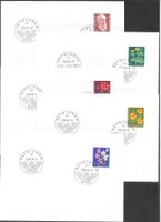 5 Briefe Pro Juventute 1959 Serie Einzelmarken 23.12.1959
