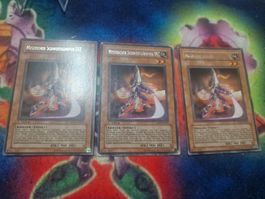 Yugioh 3 x Mystischer Schwertkämpfer LV2
