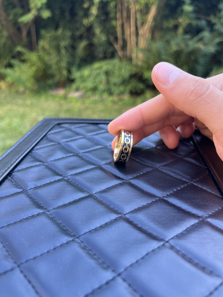 Ringe: Edelstahl Ring goldfarbig 20mm Modeschmuck – Neu (gemäss Beschreibung) aus Tägerwilen von Alexander716 1