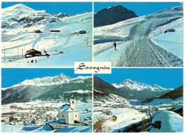 Savognin - 4 Bild AK