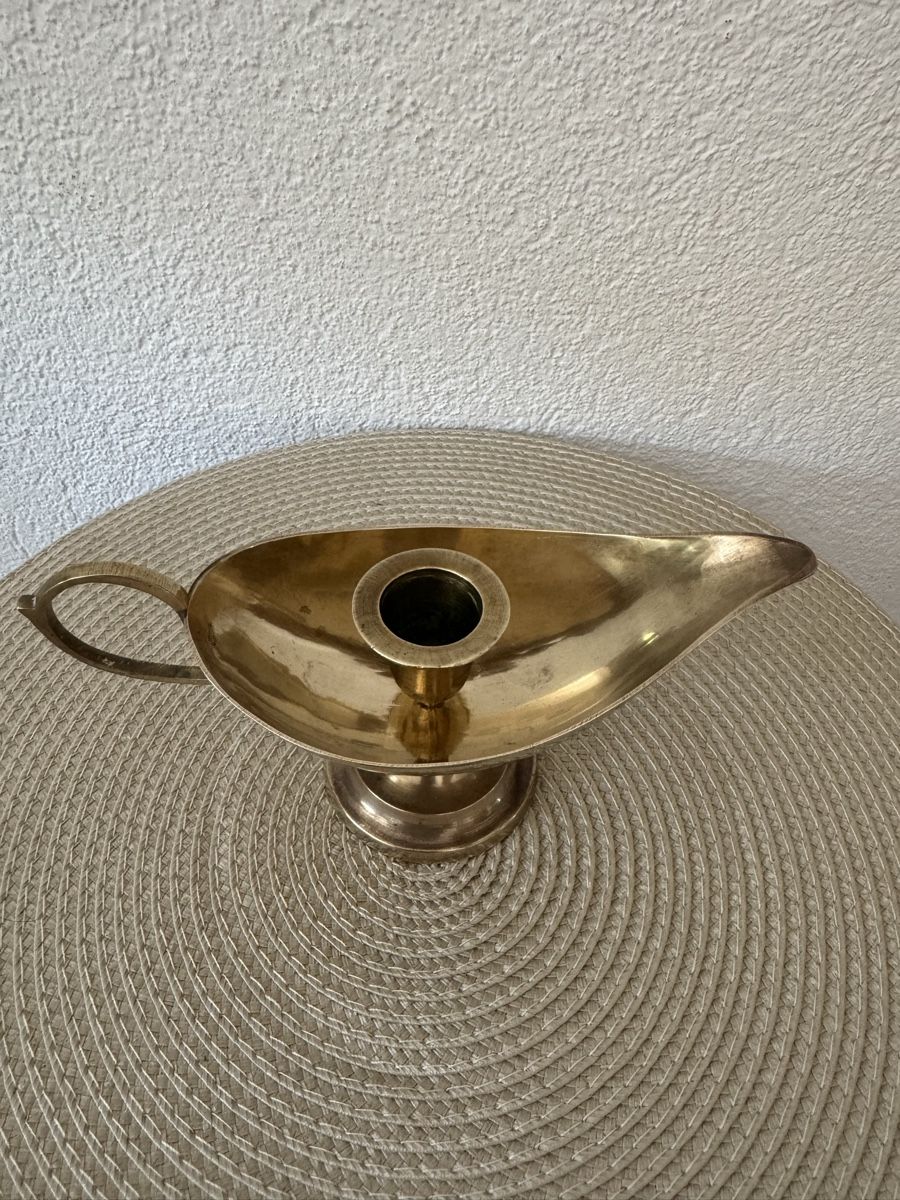 Portacandele: Aladdin Kerzenhalter aus Messing – Usato da Balsthal venduto da Narulya 1
