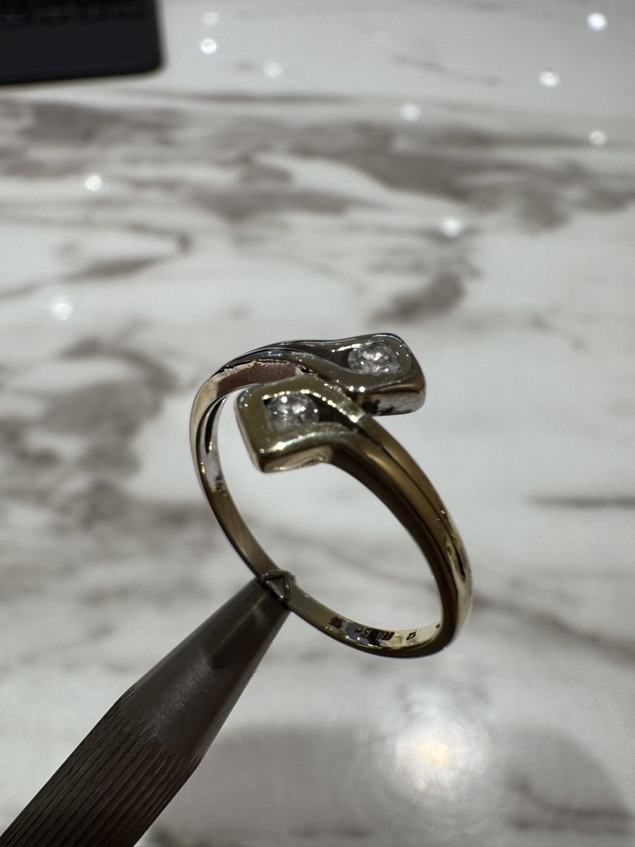 Anelli: 14k Gold Damenring – Usato da Schaffhausen venduto da glamour-shop 2