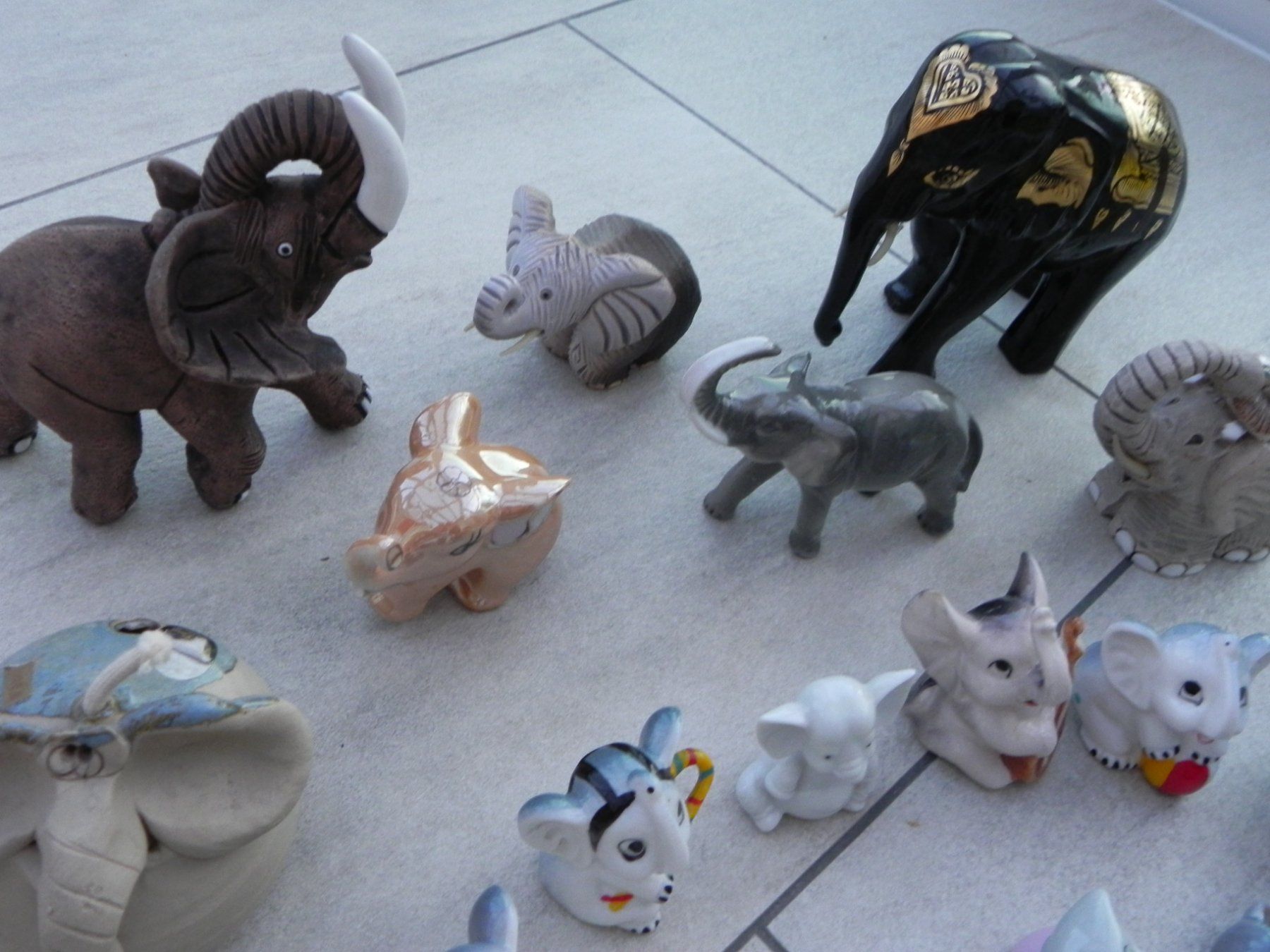 Statuette: Elefanten Sammlung, Glücksbringer Elefant diverse – Usato da Stallikon venduto da pcerny16 7
