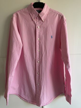 Polo Ralph Lauren Hemd Gr.S, rosa/weiss kariert, Sommer!
