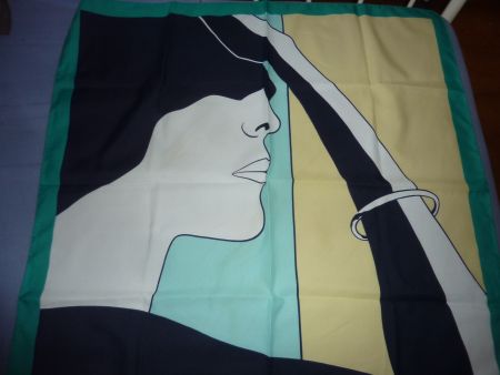 foulard marque italienne ESTIVAL 76 x 76 cm pour femme