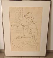 Hanny Fries (1918-2009) Original Drawing – 70x90