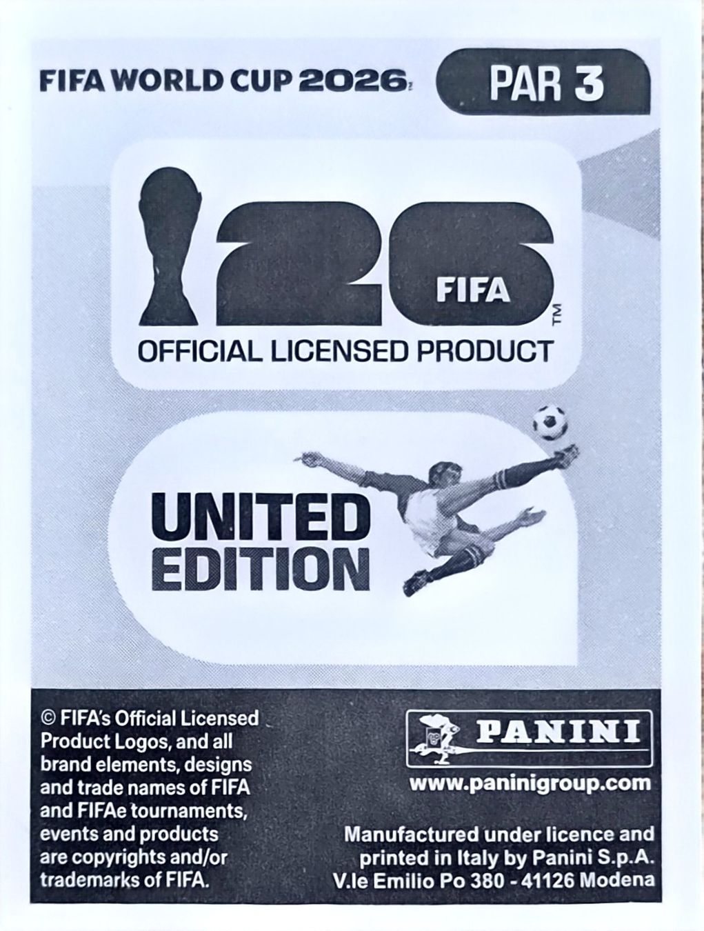 Panini Carte collezionabili: Carte FIFA World Cup 2026 PAR 3 – Usato da Clarens venduto da rim_g98y 1