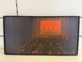 Peinture à l’huile signé Robert Favarger, bel état