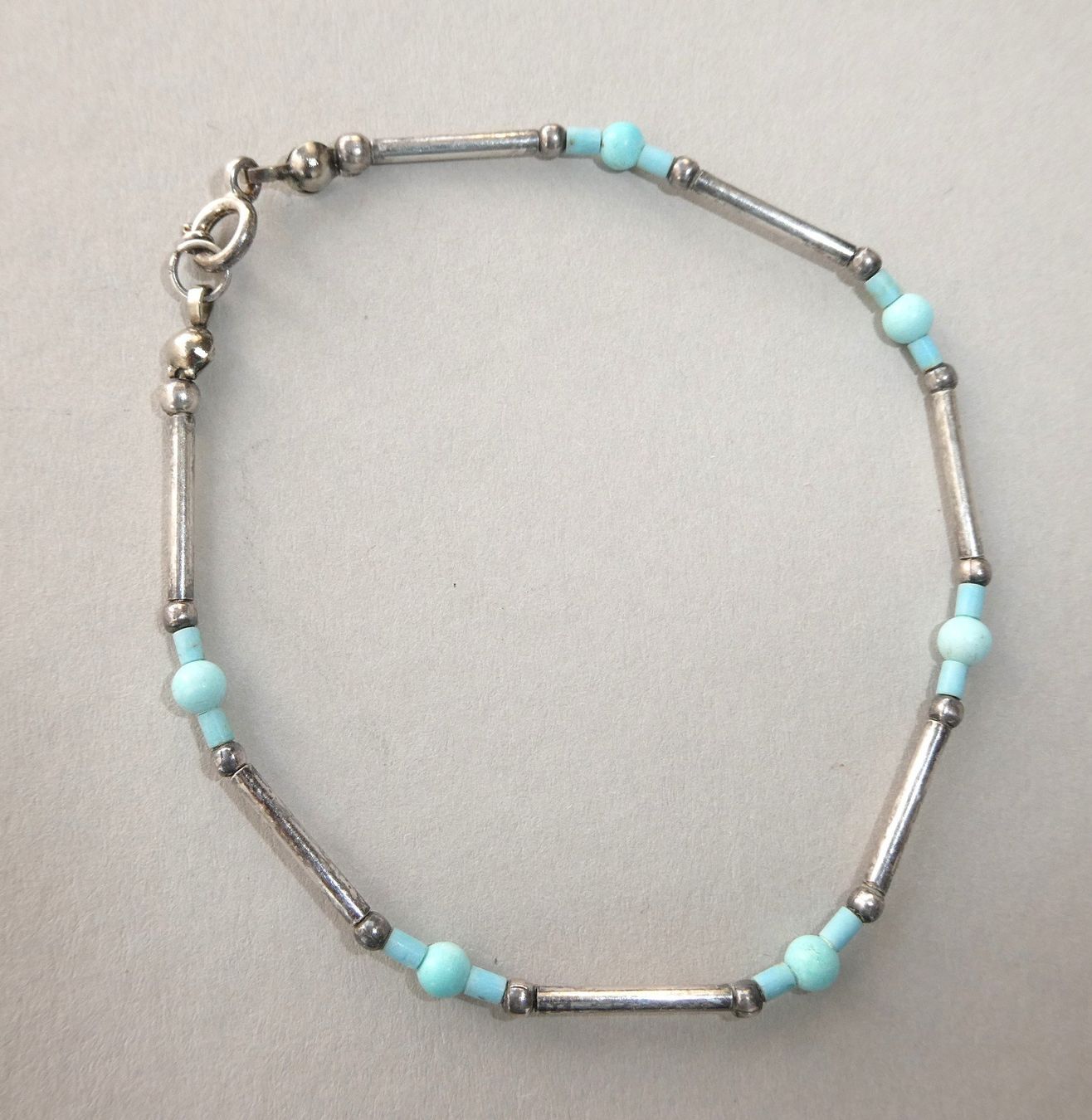 Bracciali & Braccialetti: Armband Silber 800er mit Türkisen – Usato da Beromünster venduto da legolas_mt-gd