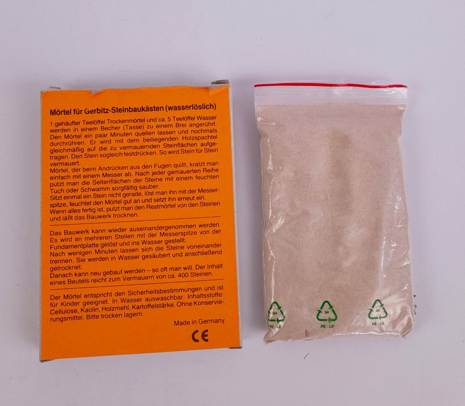 Kit di costruzioni: GERBITZ Steinbaukasten – Usato da Liebefeld venduto da Restwert_Liebefeld