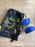 Diabolo Set Flames N Games blue good condition