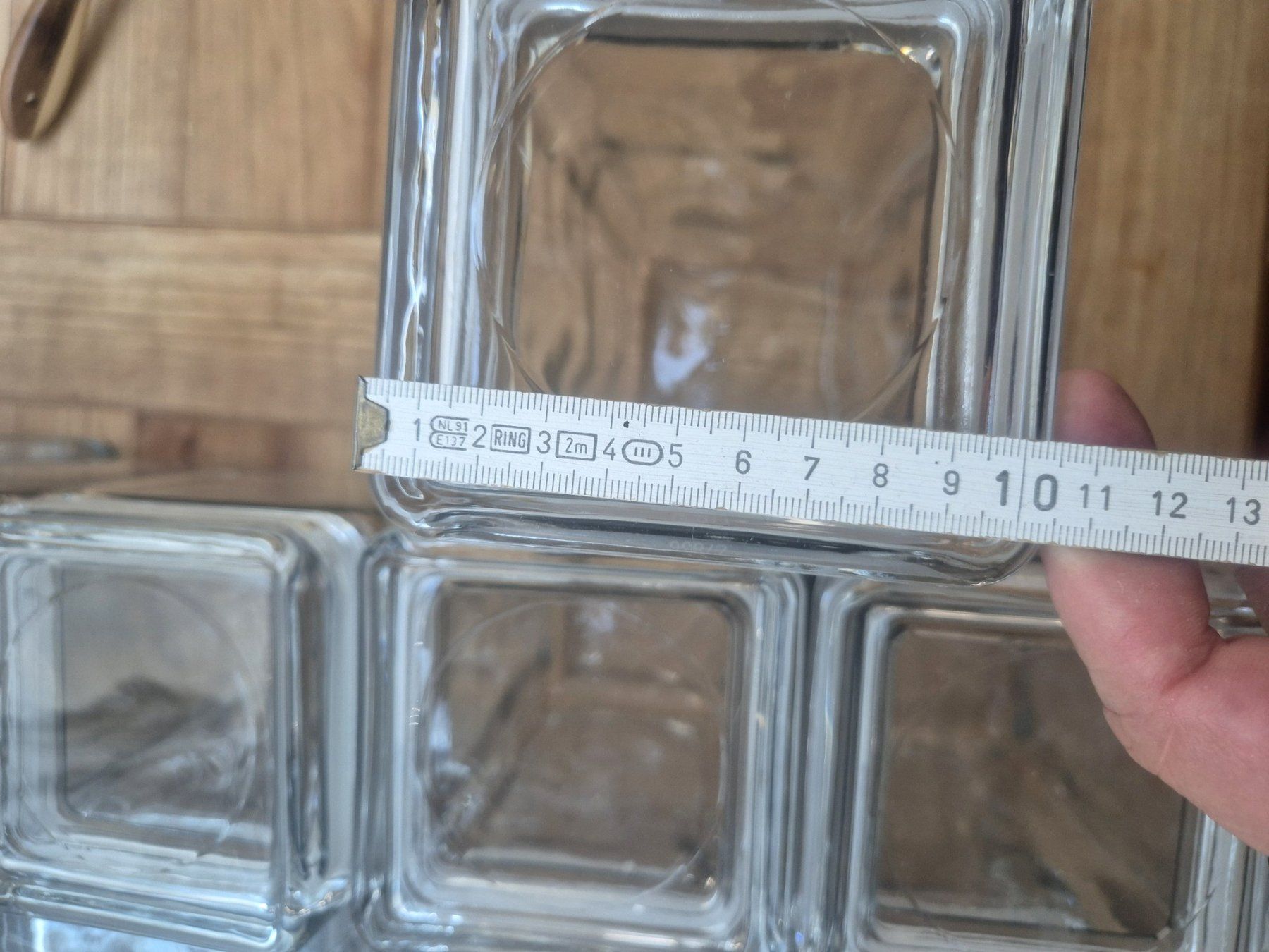 Bicchieri: Anchor Hocking 4er Set Vorratsgläser stapelbar Glasdeckel – Usato da Zürich venduto da rude2014 5