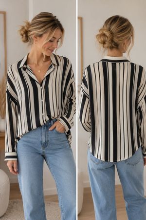 Damen Bluse ONLY gestreift Grösse 36